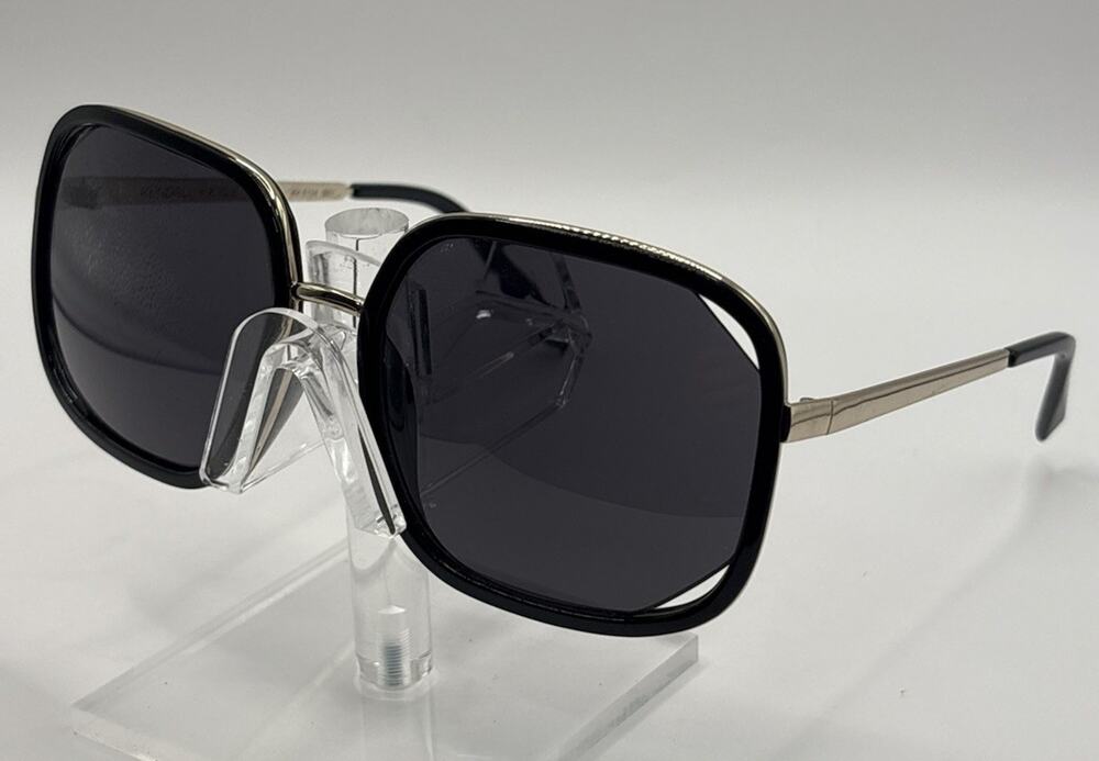 Kendall + Kylie KAT KK5114 001 Black Gold Oversized Square Sunglasses